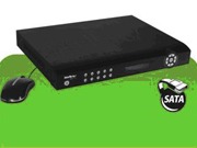Tela do software do DVR exibindo as imagens das câmeras de segurança em mosaico
